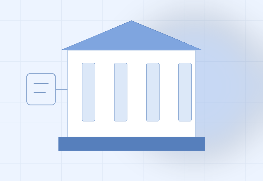 Abstract government digitization and records visual