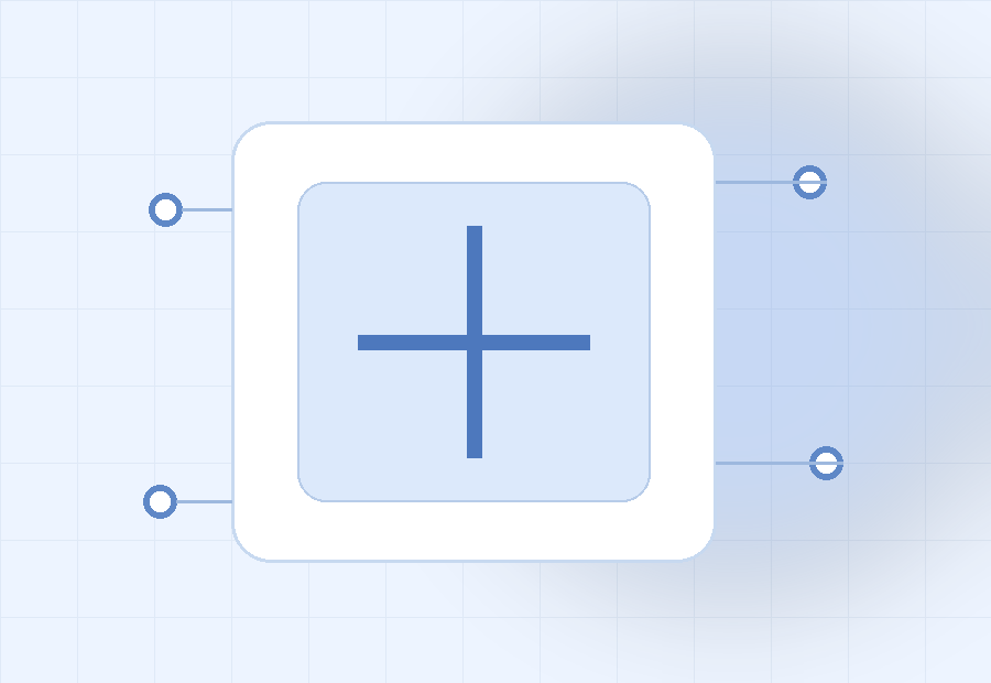 Abstract healthcare records and connected care visual